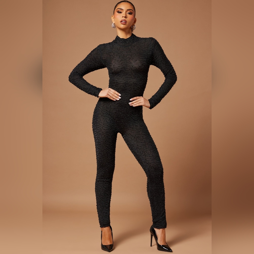 Nova Luxe embellish jumpsuit - Picture 7 of 8